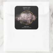 Bougie étiquette moderne luxe parties scintillant  (Sac)