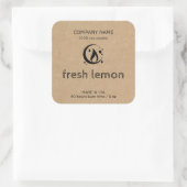 Bougie étiquette produit étiquette artisanal étiq (Sac)