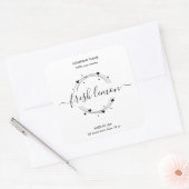 Bougie étiquette produit étiquette coeur pot étiqu (Enveloppe)