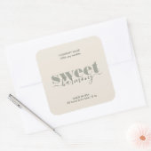 Bougie étiquette produit étiquette Moderne Minimal (Enveloppe)