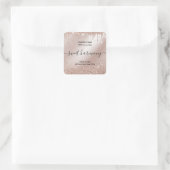 Bougie étiquette produit étiquette rose or pot éti (Sac)