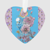 Bougie florale Dames Décoration de Noël (dos)