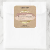 Bougie moderne abstrait produit étiquette fait mai (Sac)