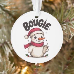 Bougie Noël Bonhomme de neige Chapeau de Père Noël