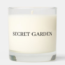 Bougie parfumée du jardin secret
