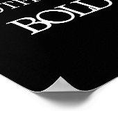 Bougie Pearls Black Birthday Party Affiche de bien (Coin)