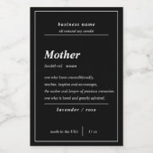 Bougie produit mère Étiquette personnalisé (Étiquettes simples)