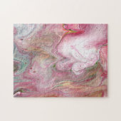 Bougie rose douce Puzzle Abstrait (Horizontal)