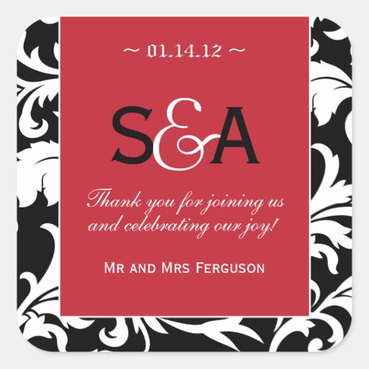 Bougie rouge riche - Stickers Favoriser (Devant)