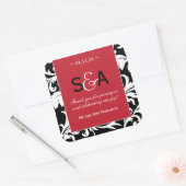 Bougie rouge riche - Stickers Favoriser (Enveloppe)