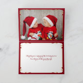 Bougie rougeoyante du carte photo | de Noël ou de (Intérieur)