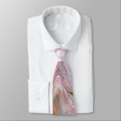 Bougie Vert rose doux Cravate Abstraite (Attaché)