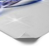 Bougies bleues Affiches et imprimés (Coin)