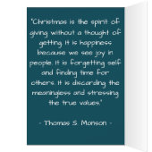 Bougies bleues Joyeuses cartes de Noël (Intérieur (Gauche))