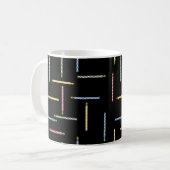 Bougies classiques d'anniversaire - Mug de café no (Devant gauche)