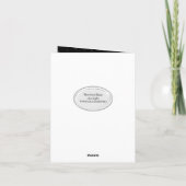 Bougies d'anniversaire de mariage Invitation (Dos)