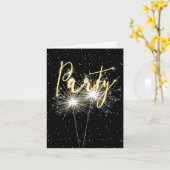 Bougies d'anniversaire de mariage Invitation (Fleur jaune)