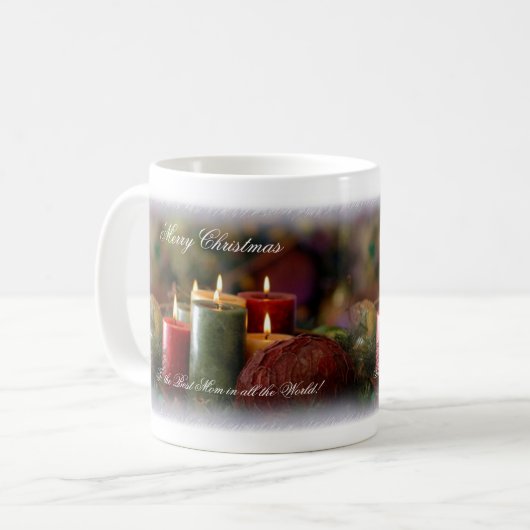 Bougies de Noël Mug (Devant gauche)