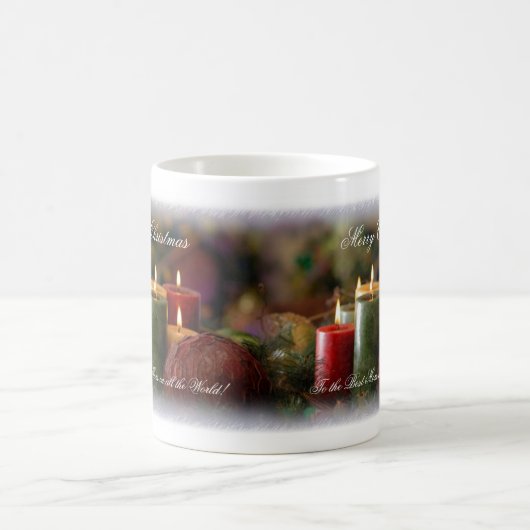 Bougies de Noël Mug (Centre)