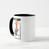 Bougies de Noël Mug (Devant gauche)