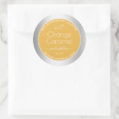 Bougies de soja Emballage Étiquettes Caramel orang (Sac)