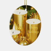 Bougies d'or Ornement de Noël (Droite)
