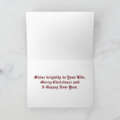 Bougies Et Ornements Carte De Vacances (Intérieur)