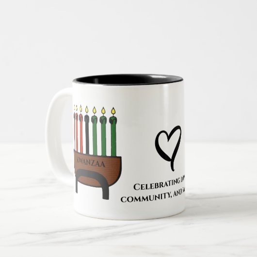 Bougies Kwanzaa Mug (Devant gauche)
