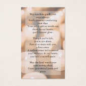 Bougies pour toujours dans notre coeur Carte de pr (Dos)