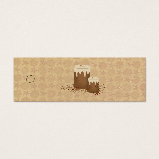 Bougies primitives Tag Hang (Devant)