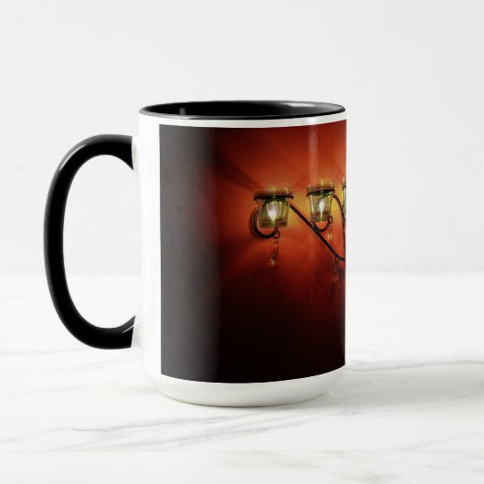 Bougies romantiques Mug (Gauche)
