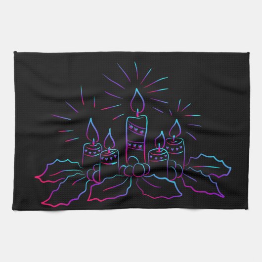 Bougies Serviettes de cuisine (Horizontal)