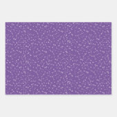 Bougies violettes 25e anniversaire sur papier d'en (Devant 3)