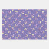 Bougies violettes 25e anniversaire sur papier d'en (Devant)