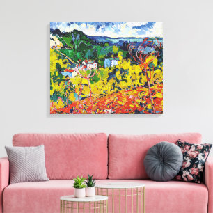 Bougival   Maurice de Vlaminck   Canvas Afdruk