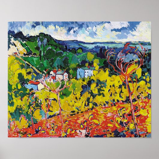 Bougival | Maurice de Vlaminck | Poster (Voorkant)
