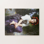 Bouguereau aan de rand van de Brook Legpuzzel (Horizontaal)