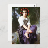 Bouguereau au bord de la carte postale Brook (Devant / Derrière)