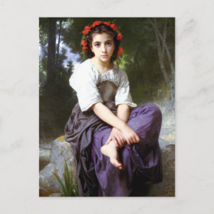 Bouguereau au bord de la carte postale Brook