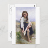 Bouguereau - Avant le Bain Briefkaart (Voorkant / Achterkant)