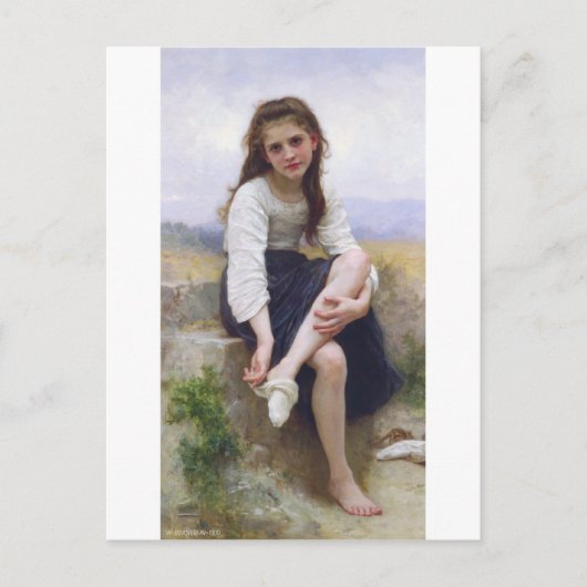 Bouguereau - Avant le Bain Briefkaart (Voorkant)