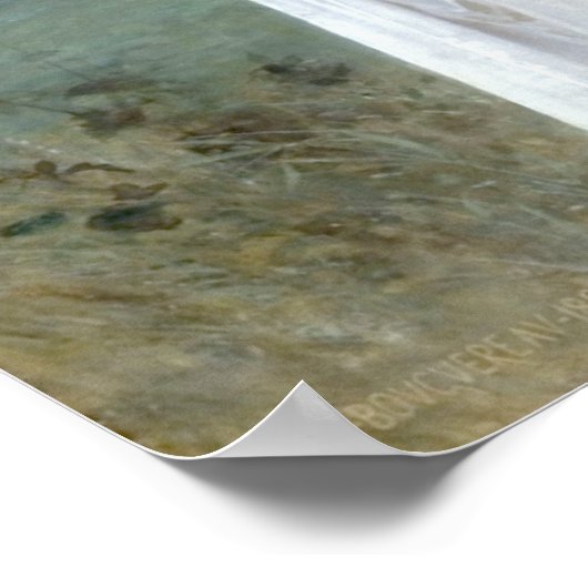 Bouguereau - Boucles D'Oreilles Poster (Hoek)