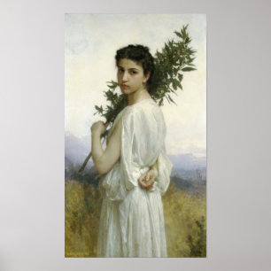 Bouguereau - Branche de Laurier Poster