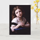 Bouguereau Carte de voeux de prière (Fleur jaune)