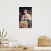 Bouguereau - Child Braiding A Crown, 1874 Poster (Keuken)