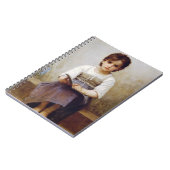 Bouguereau de harde lesson notebook notitieboek (Linkerzijde)