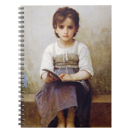 Bouguereau de harde lesson notebook notitieboek (Voorkant)