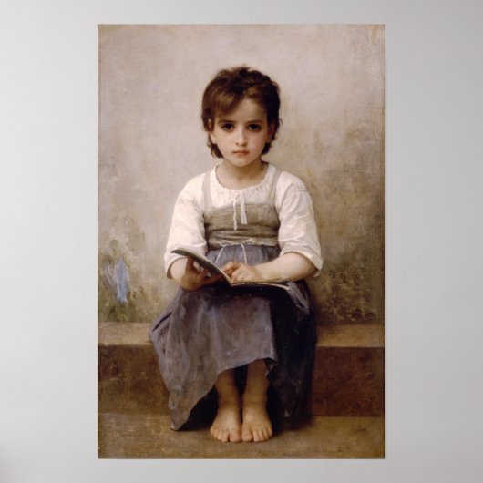 Bouguereau de harde lesson poster (Voorkant)