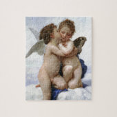 Bouguereau, "Eerste kus" Legpuzzel (Verticaal)