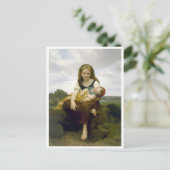 Bouguereau Elder Sister Briefkaart (Staand voorkant)